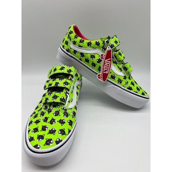 Vans Vault X Sarah Andelman Soko Old Skool Lime Green Size M8.5/W10 NEW - Picture 12 of 16